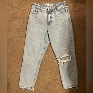 Abercrombie Curve Love The Mom High rise Jean